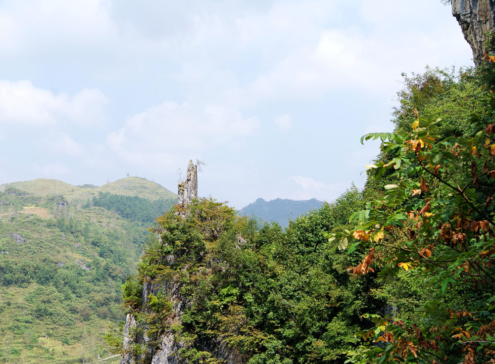 秋日五彩洋山河